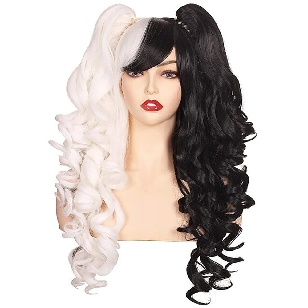 HAIRJOY Synthetic Hair Long Curly Cosplay Wig with 2 Ponytails Wig Halloween Wig for Party - Dragonbeast