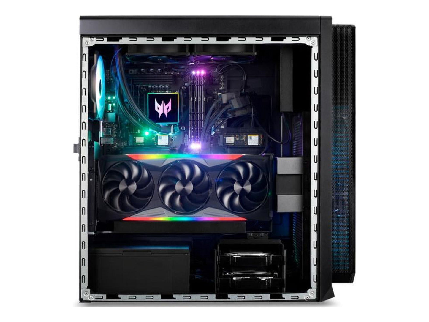 Acer Gaming Desktop PC Predator Orion 7000 PO7-650-UR11 Intel Core I7-13700Kf 32GB DDR5 2TB HDD 1 TB Pcie SSD Geforce RTX 4080 Windows 11 Pro 64-Bit