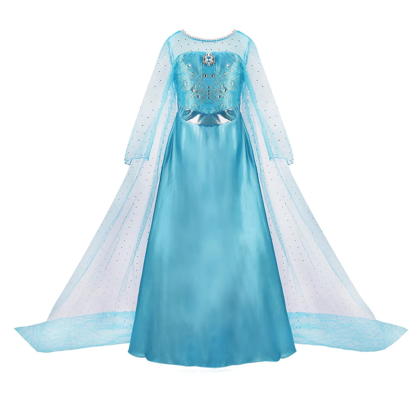 Kids Belle Costume Girl Halloween Princess Cosplay Party Dress Children Rapunzel Cinderella Anna Elsa Encanto Birthday Clothes - Dragonbeast