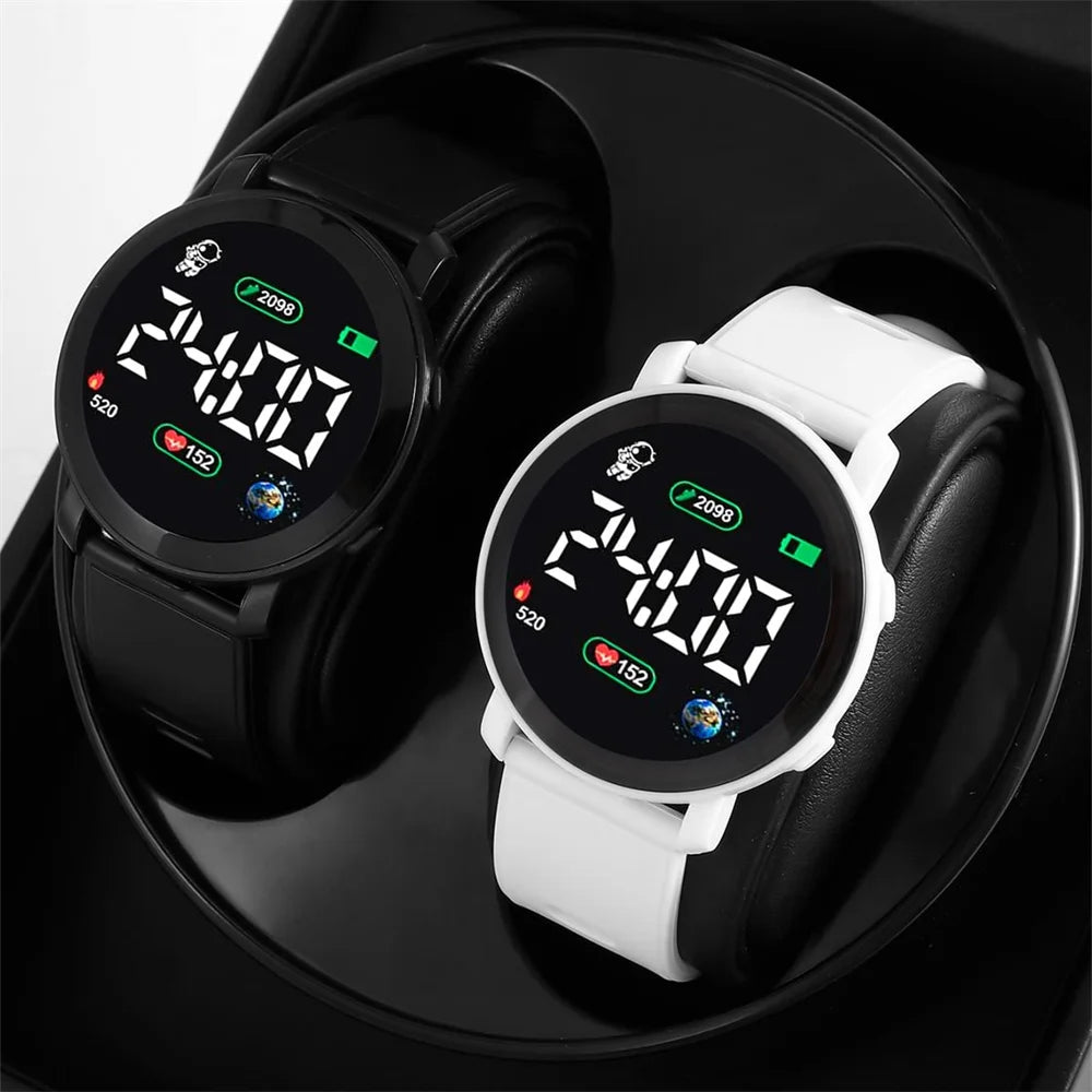 Couple Watches LED Digital Watch for Men Women Sports Army Military Silicone Watch Electronic Clock Hodinky Reloj Hombre - Dragonbeast