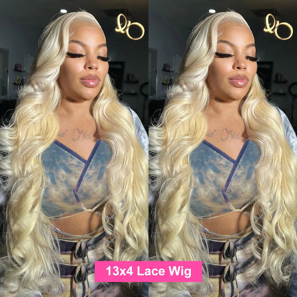 Rosabeauty HD Transparent 13x6 613 Body Wave Honey Blonde Lace Frontal Human Hair Wig Brazilian 13x4 Lace Front Wigs For Women - Dragonbeast