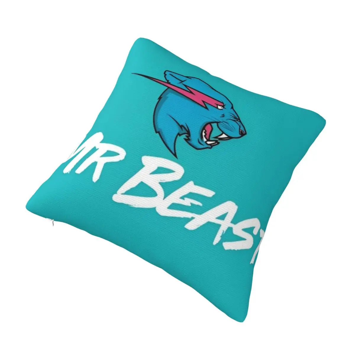 Mr Beasts Printed Pillowcase Cushion Cover Throw Pillow Cover New Style Bedroom Decoration Square Multi-Size - Dragonbeast