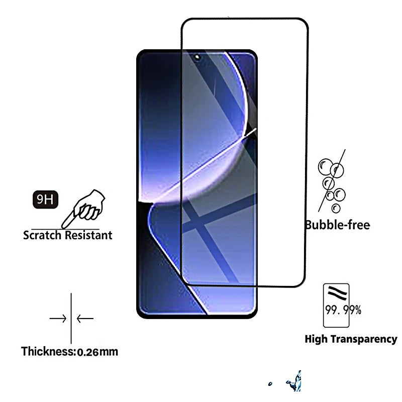 4pcs Tempered Glass for Xiaomi 13T Pro 12t 11t 10t Pro Screen Protectors Protective Glass xiao mi 13tPro 12tpro 13 12 11 T Film - Dragonbeast