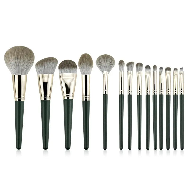 14Pcs Makeup Brushes Set Large Fluffy Soft Eye Shadow Foundation Brush Women Cosmetic Powder Blush Blending Beauty Make Up Tools - Dragonbeast