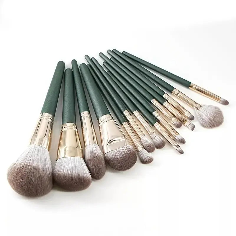 14Pcs Makeup Brushes Set Large Fluffy Soft Eye Shadow Foundation Brush Women Cosmetic Powder Blush Blending Beauty Make Up Tools - Dragonbeast