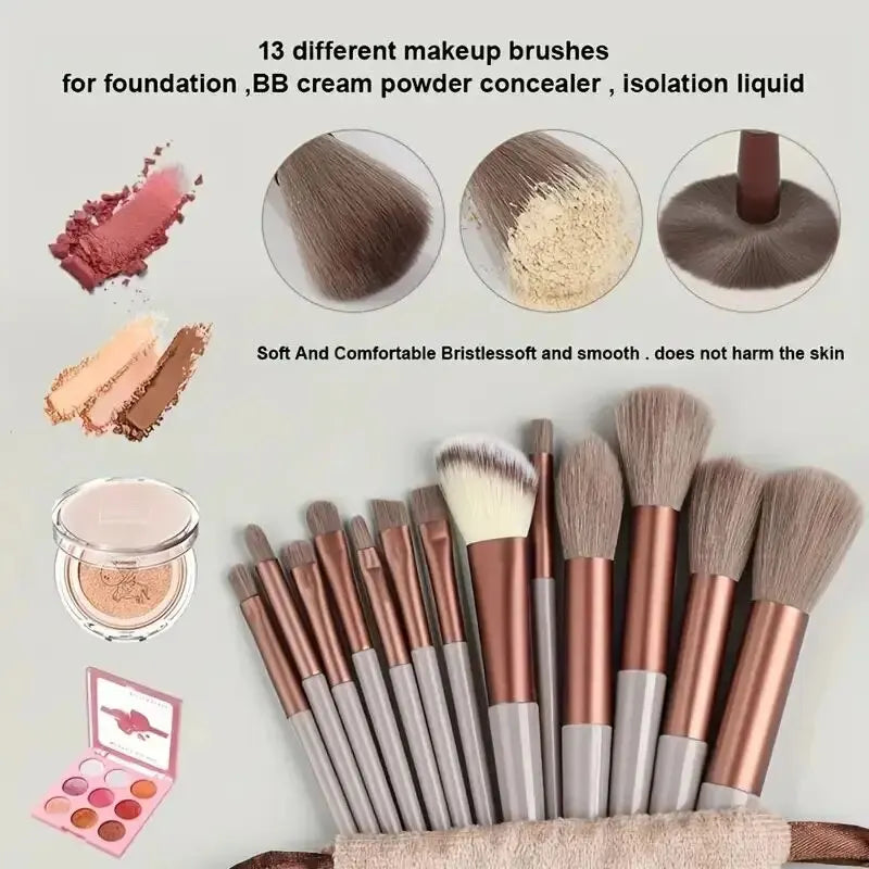 Makeup Brush Set Soft Fluffy Professiona Cosmetic Foundation Powder Eyeshadow Kabuki Blending Make Up Brush Beauty Tool Makeup - Dragonbeast