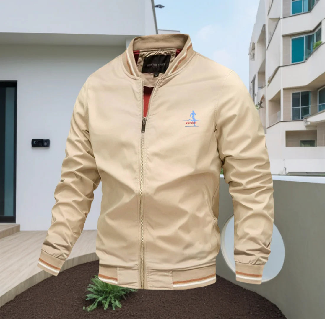 Spring and autumn new cross-border European and American leisure outdoor sports jacket wind and rain men's fashion jacket top - Dragonbeast