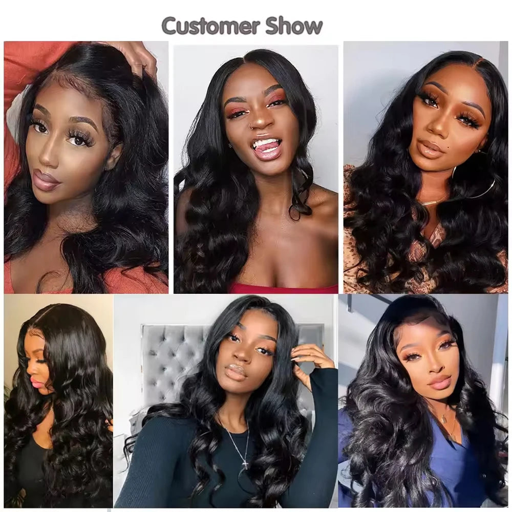 Body Wave Bundles Human Hair 1/3/4/5 Bundles 100% Human Hair Natural Black Color Brazilian Virgin Weave Bundles Hair Extensions