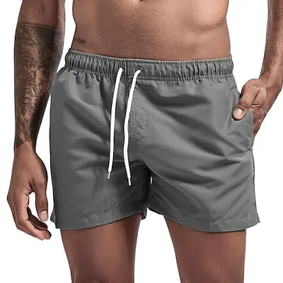 Swim Trunks Swim Shorts for Men Quick Dry Board Shorts Bathing Suit Breathable Drawstring With Pockets for Surfing Beach Summer - Dragonbeast