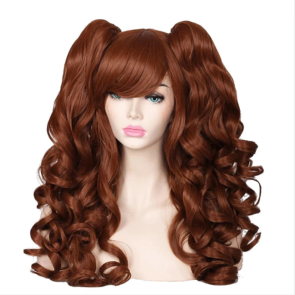 HAIRJOY Synthetic Hair  Long Curly Cosplay Wig with 2 Ponytails Wig Halloween Wig for Party - Dragonbeast