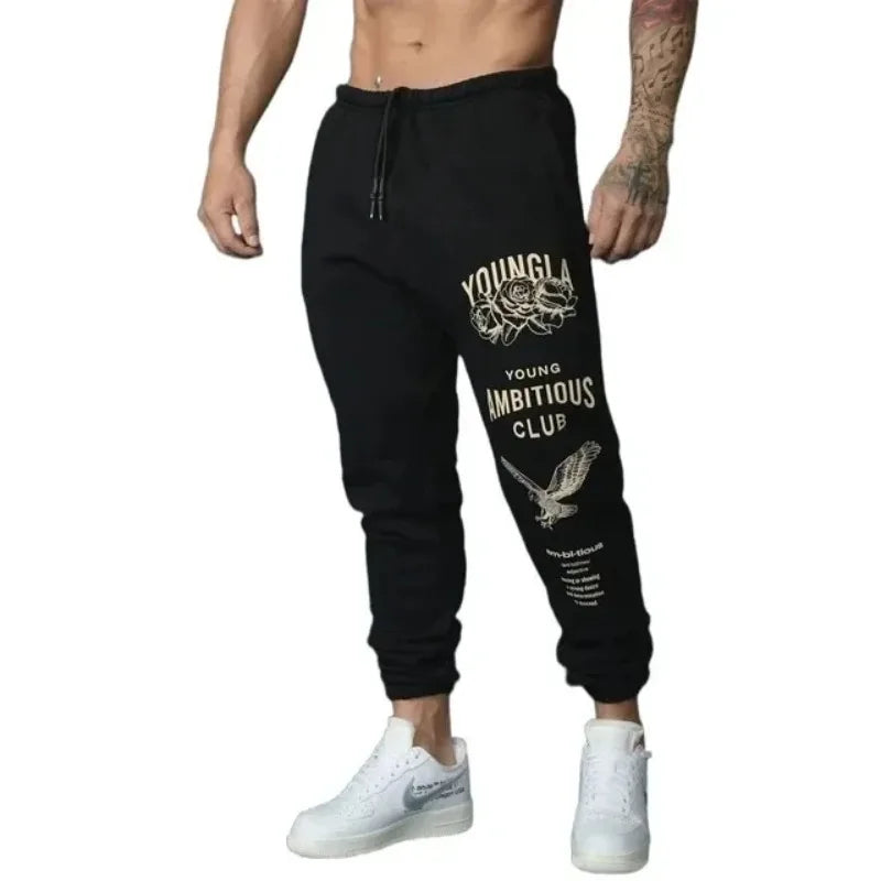 2024 Jogger Pants Men Running Sweatpants Gym Fitness Training Trousers Male Casual Fashion Print Sportswear Bottoms Trackpants - Dragonbeast