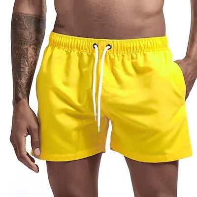 Swim Trunks Swim Shorts for Men Quick Dry Board Shorts Bathing Suit Breathable Drawstring With Pockets for Surfing Beach Summer - Dragonbeast