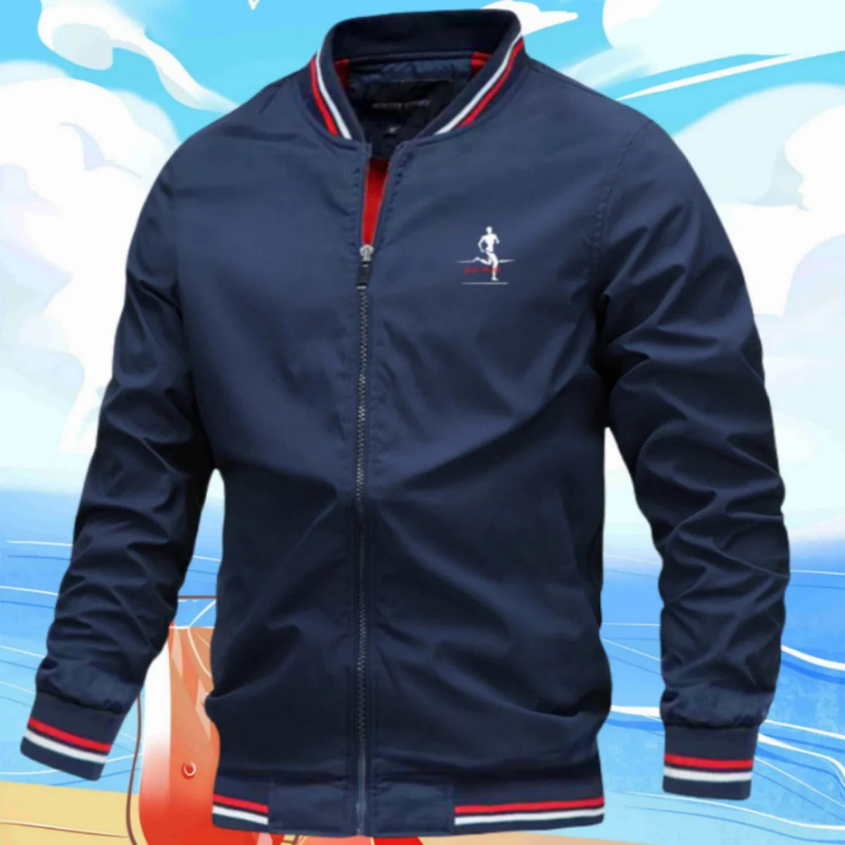 Spring and autumn new cross-border European and American leisure outdoor sports jacket wind and rain men's fashion jacket top - Dragonbeast