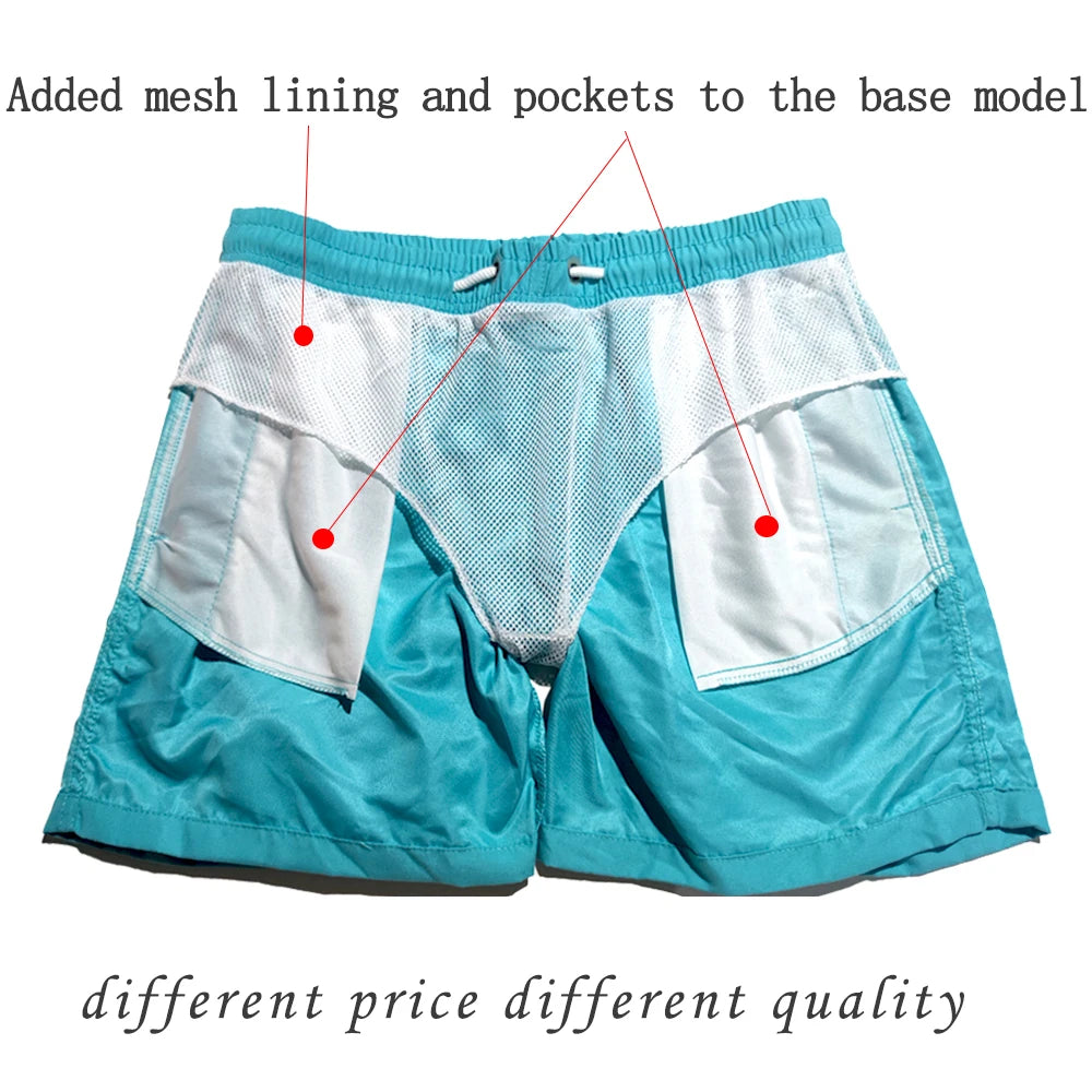 Swim Trunks Swim Shorts for Men Quick Dry Board Shorts Bathing Suit Breathable Drawstring With Pockets for Surfing Beach Summer - Dragonbeast