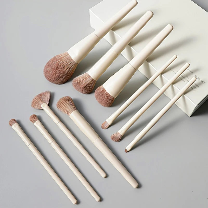 13 PCS Makeup Brushes Set Eye Shadow Foundation Women Cosmetic Brush Eyeshadow Blush Beauty Soft Make Up Tools Bag - Dragonbeast