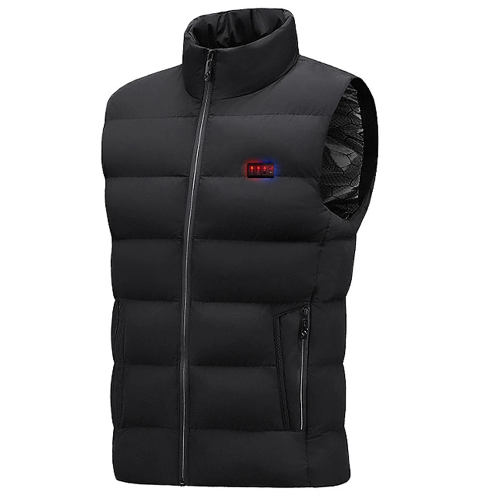 23 Heated Vest Zones Electric Heated Jackets Men Women Sportswear Heated Coat Graphene Heat Coat USB Heating Jacket For Camping - Dragonbeast