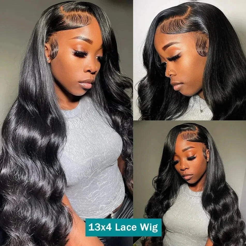 Mossily 30 40 Inch Body Wave 13x4 13x6 HD Lace Front Wig Pre Plucked Water Wave Lace Frontal Wig 100% Human Hair Wigs For Women - Dragonbeast