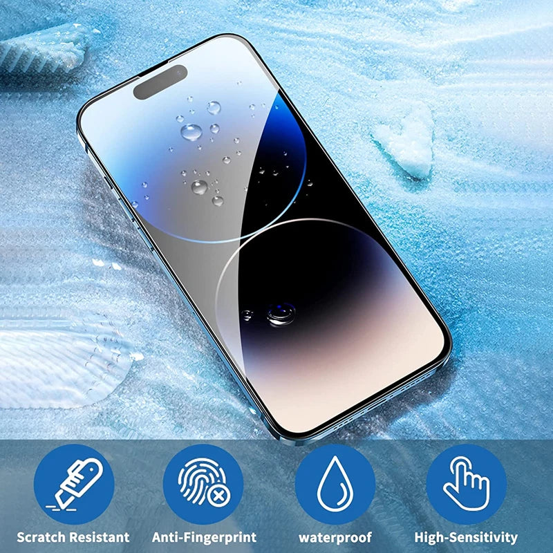 5Pcs Tempered Glass for IPhone 14 13 12 11 Pro Max Screen Protector for IPhone 12Mini 13Mini 7 8 15 Plus SE X XS XR 14Pro Glass - Dragonbeast