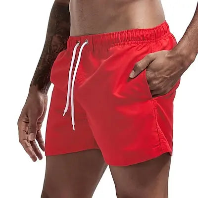 Swim Trunks Swim Shorts for Men Quick Dry Board Shorts Bathing Suit Breathable Drawstring With Pockets for Surfing Beach Summer - Dragonbeast