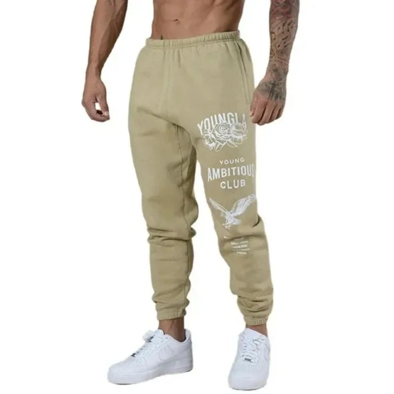 2024 Jogger Pants Men Running Sweatpants Gym Fitness Training Trousers Male Casual Fashion Print Sportswear Bottoms Trackpants - Dragonbeast