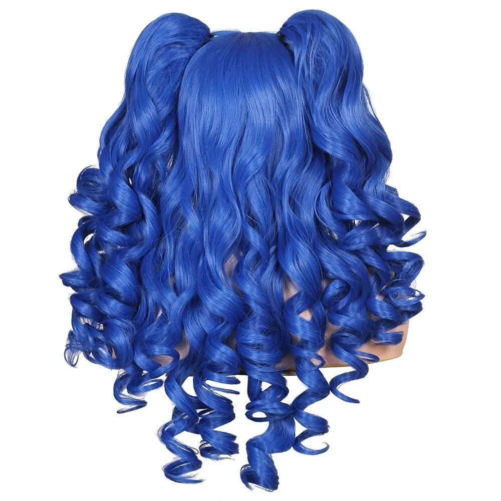 HAIRJOY Synthetic Hair  Long Curly Cosplay Wig with 2 Ponytails Wig Halloween Wig for Party - Dragonbeast