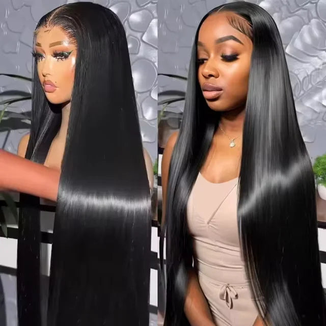 30 Inch Bone Straight Lace Front Wigs Human Hair 13x6 250 Density Hd Lace Frontal Wig 13x4 Brazilian Hair Pre Plucked For Women - Dragonbeast