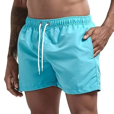 Swim Trunks Swim Shorts for Men Quick Dry Board Shorts Bathing Suit Breathable Drawstring With Pockets for Surfing Beach Summer - Dragonbeast