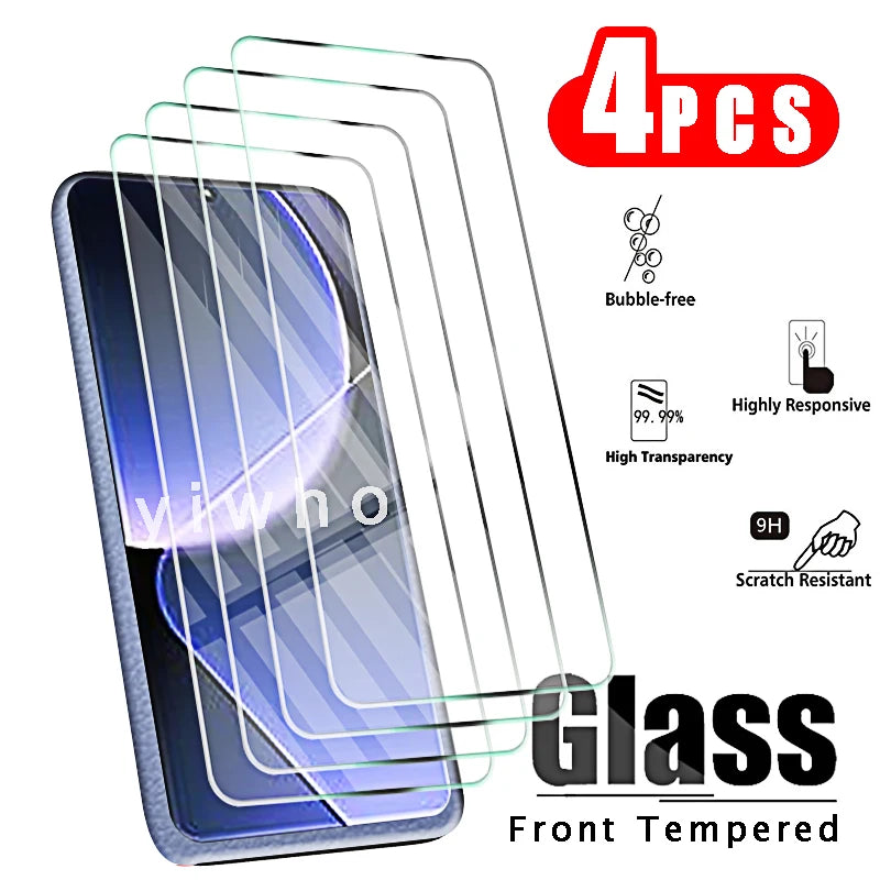 4pcs Tempered Glass for Xiaomi 13T Pro 12t 11t 10t Pro Screen Protectors Protective Glass xiao mi 13tPro 12tpro 13 12 11 T Film - Dragonbeast