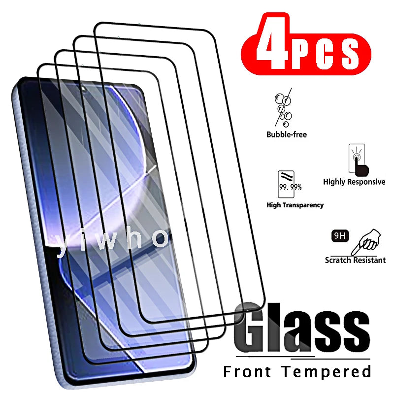 4pcs Tempered Glass for Xiaomi 13T Pro 12t 11t 10t Pro Screen Protectors Protective Glass xiao mi 13tPro 12tpro 13 12 11 T Film - Dragonbeast