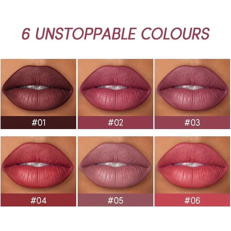 2 In 1 Lipstick Set Lip Liner Pencil Make-up for women Waterproof Long lasting Cosmetic Korean makeup Matte Lip Gloss Tint Stain - Dragonbeast